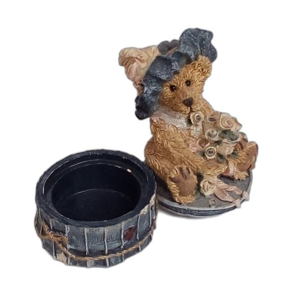 1993 Boyds Bears & Friends Trinket Box Love Is Collectors Stamped